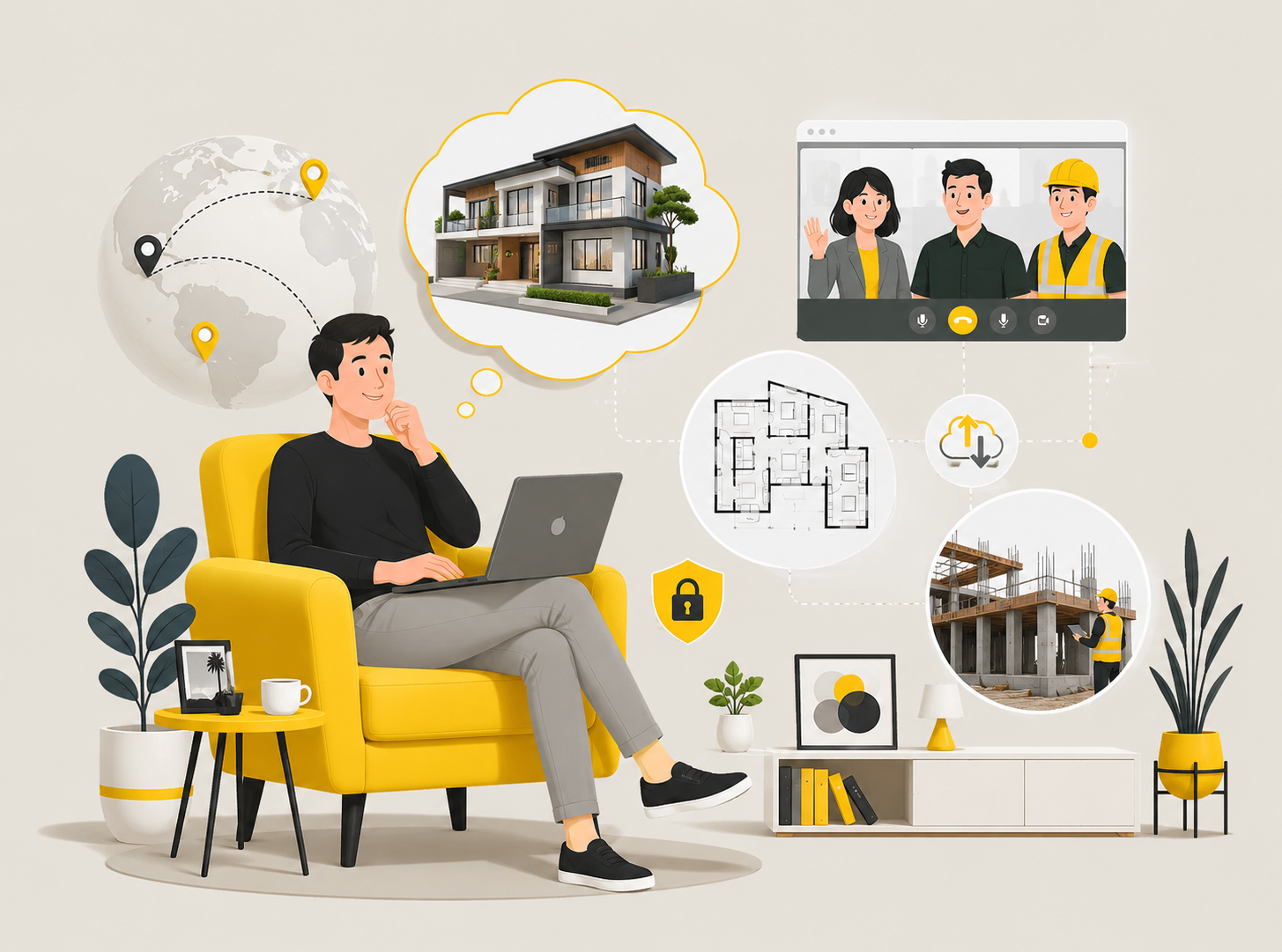 NRI Friendly — build your home in India from anywhere