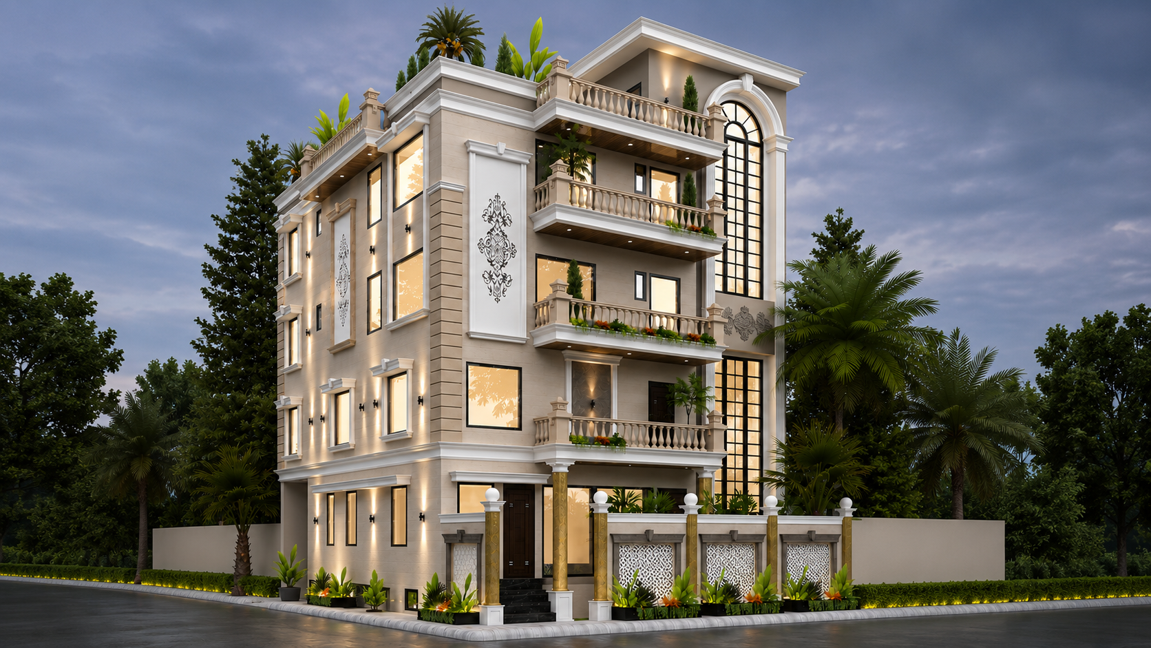 Boutique Hotel Architecture Design in Chandigarh