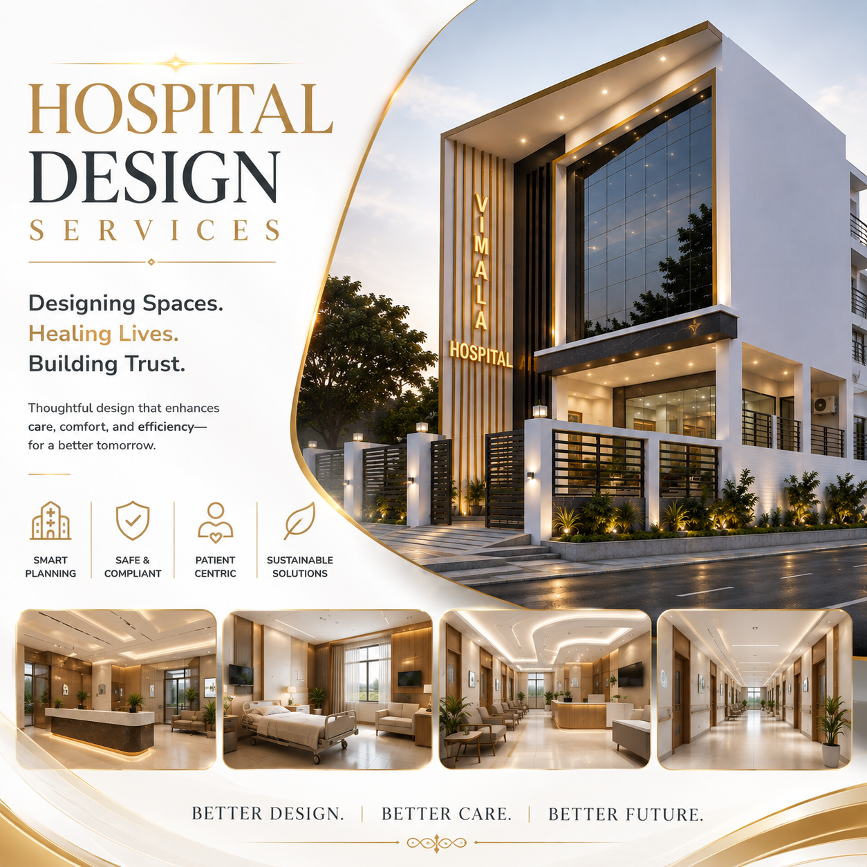 Hospital Design + Build Service in Lucknow — CivilArch Group